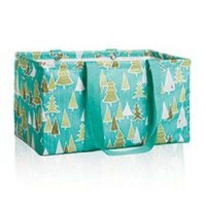 Thirty One LUT Large Utility Tote Whimsical Winter